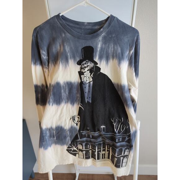 Disney Parks Haunted Mansion Tie-dye Shirt Size Small Long Sleeve - Picture 1 of 5